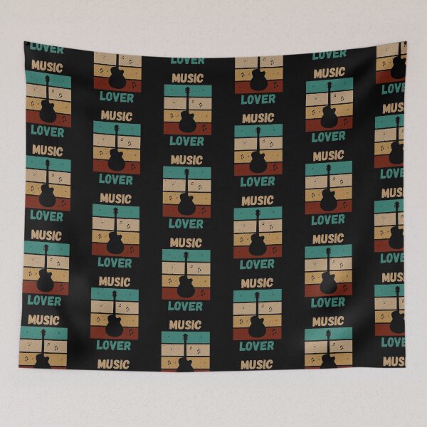 Item preview, Music Lover, Music, Guitar, Vintage Guitar, Retro Sunset Guitar designed and sold by CreativeBuys.