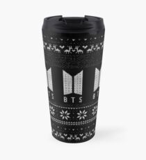 BTS Christmas - Black Travel Mug