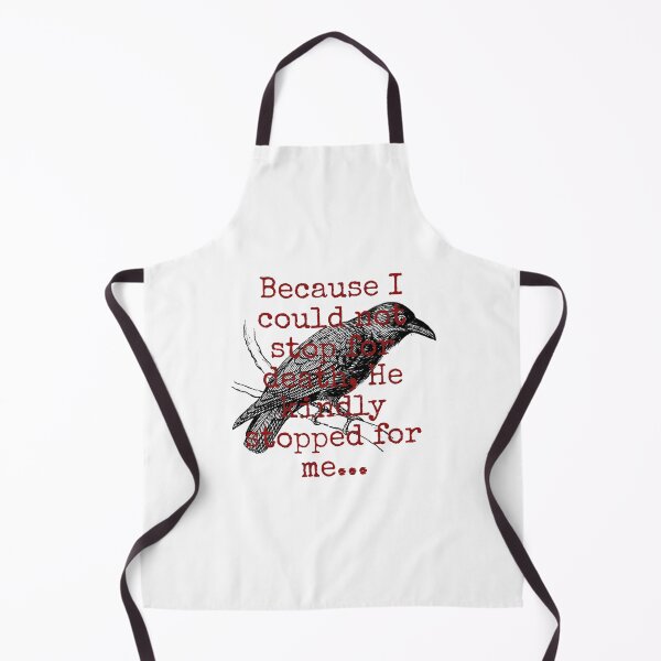 Item preview, Because I Could Not Stop For Death - Death Quote  designed and sold by CrankyOldDude.
