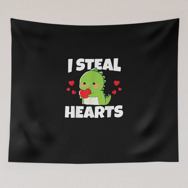 Item preview, Kids Steal Hearts Trex Dino Baby Boy Valentines Day Toddler  designed and sold by jounior ⭐⭐⭐⭐⭐.