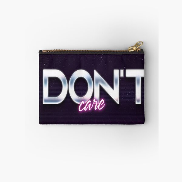 Item preview, I don´t care - Retro Neon 80s style designed and sold by ImgByLili.