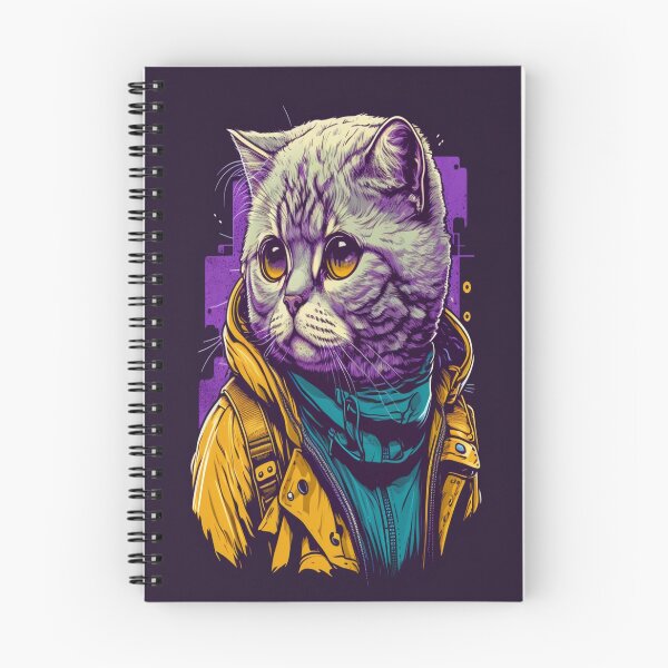 Item preview, The Funky Scottish Fold Cat - Famous Posters From The 80s designed and sold by Star_.