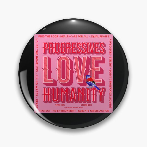 Item preview, PMD00360 Progressive Movement Designs Love Humanity for any day or Valentines Valentine for married or dating progressives  designed and sold by ProgressiveLeft.