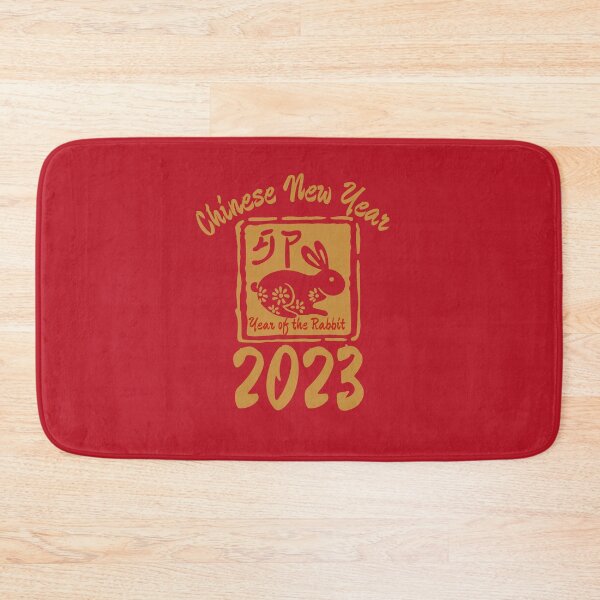 Item preview, Year of the Rabbit Chinese 2023 New Year Fresh New Spring and Bunny Design designed and sold by tranquilbeach.