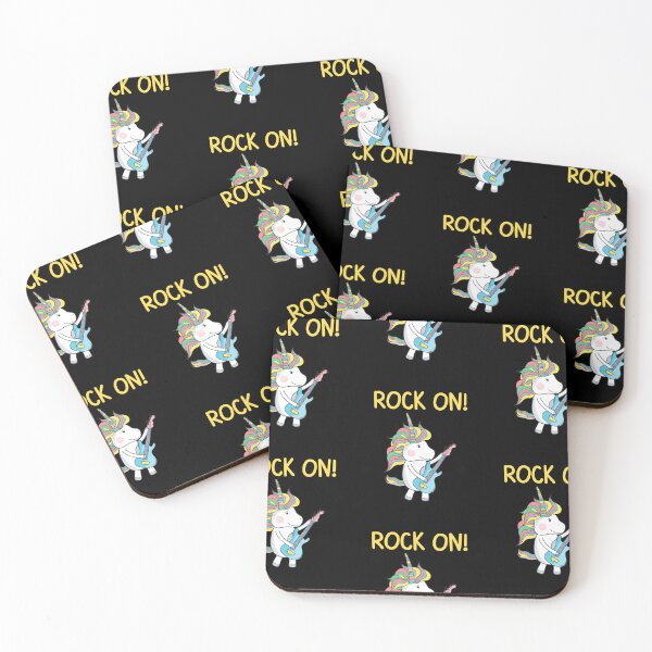 Item preview, Rock on! Unicorn Playing Guitar, Unicorn, Funny Unicorn designed and sold by CreativeBuys.