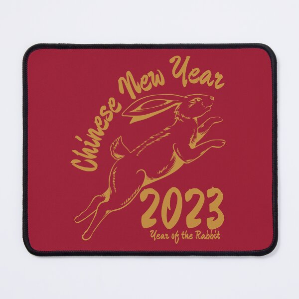 Item preview, Year of the Rabbit Chinese 2023 New Year Fresh New Spring and Bunny Design designed and sold by tranquilbeach.
