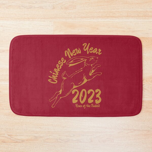 Item preview, Year of the Rabbit Chinese 2023 New Year Fresh New Spring and Bunny Design designed and sold by tranquilbeach.
