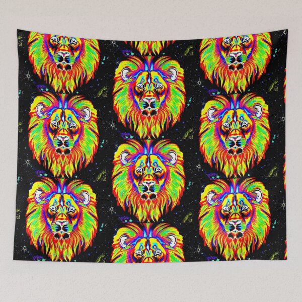 Item preview, The Lion Dark Rainbow designed and sold by blakcirclegirl.