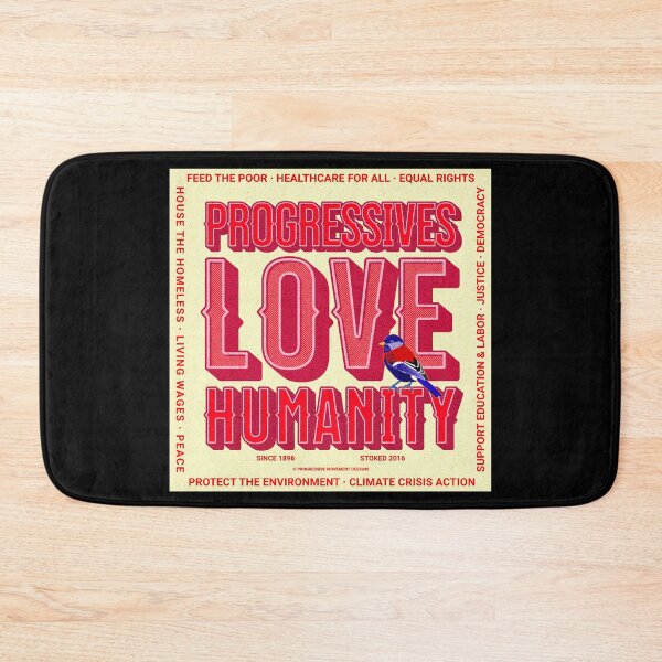 Item preview, PMD00362 Progressive Movement Designs Love Humanity for any day or Valentines Valentine for married or dating progressives  designed and sold by ProgressiveLeft.