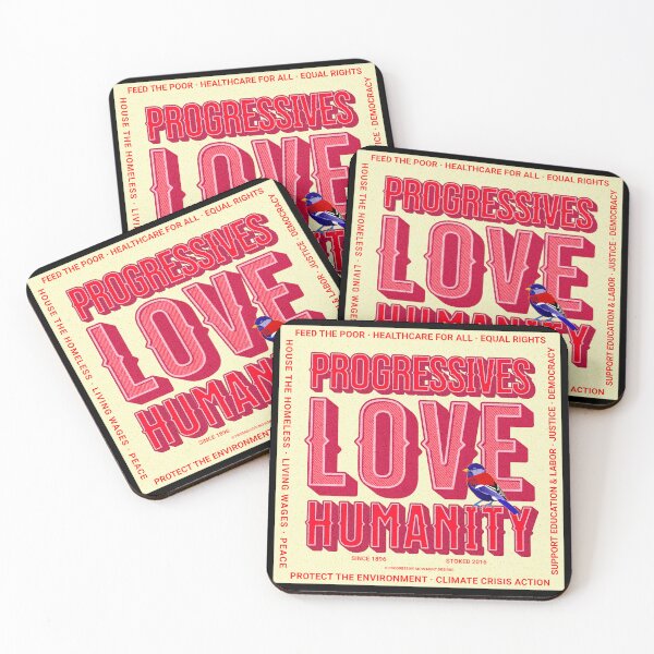 Item preview, PMD00362 Progressive Movement Designs Love Humanity for any day or Valentines Valentine for married or dating progressives  designed and sold by ProgressiveLeft.