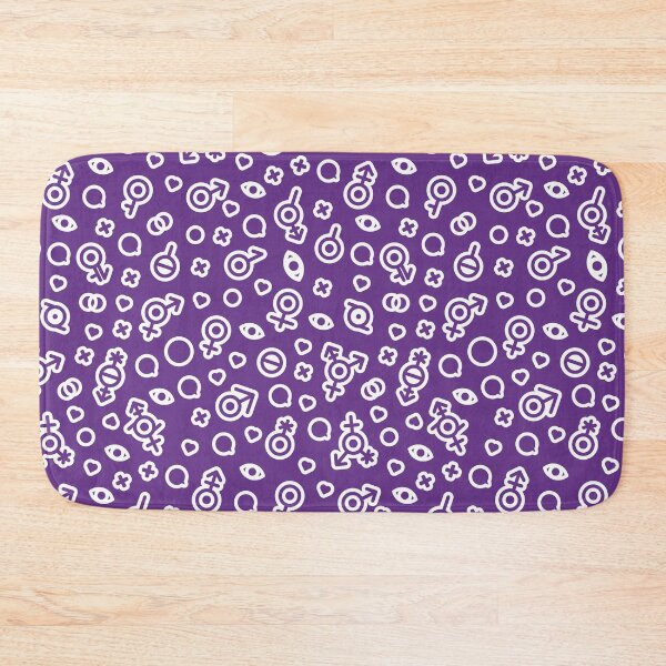 Item preview, White sexual diversity pattern designed and sold by Interseccionale.