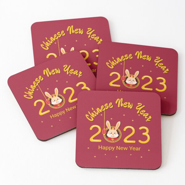Item preview, Year of the Rabbit Chinese 2023 New Year Fresh New Spring and Bunny Design designed and sold by tranquilbeach.