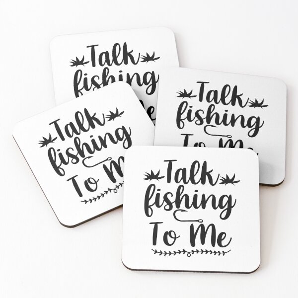Item preview, FISHING QUOTE | TALK FISHING TO ME | FISHING QUOTE SAYING | FISHING LOVER designed and sold by YourMinimalist-.