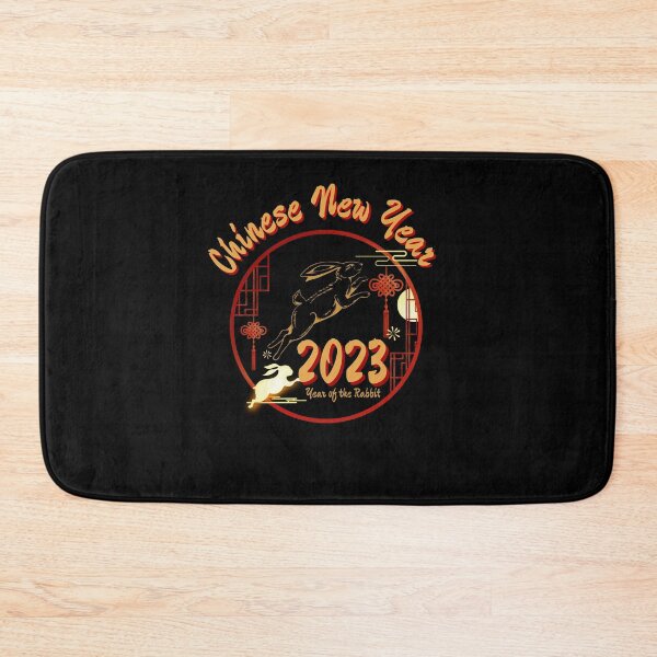 Item preview, Year of the Rabbit Chinese 2023 New Year Fresh New Spring and Bunny Design designed and sold by tranquilbeach.