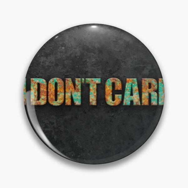 Item preview, I don't care - industrial style designed and sold by ImgByLili.