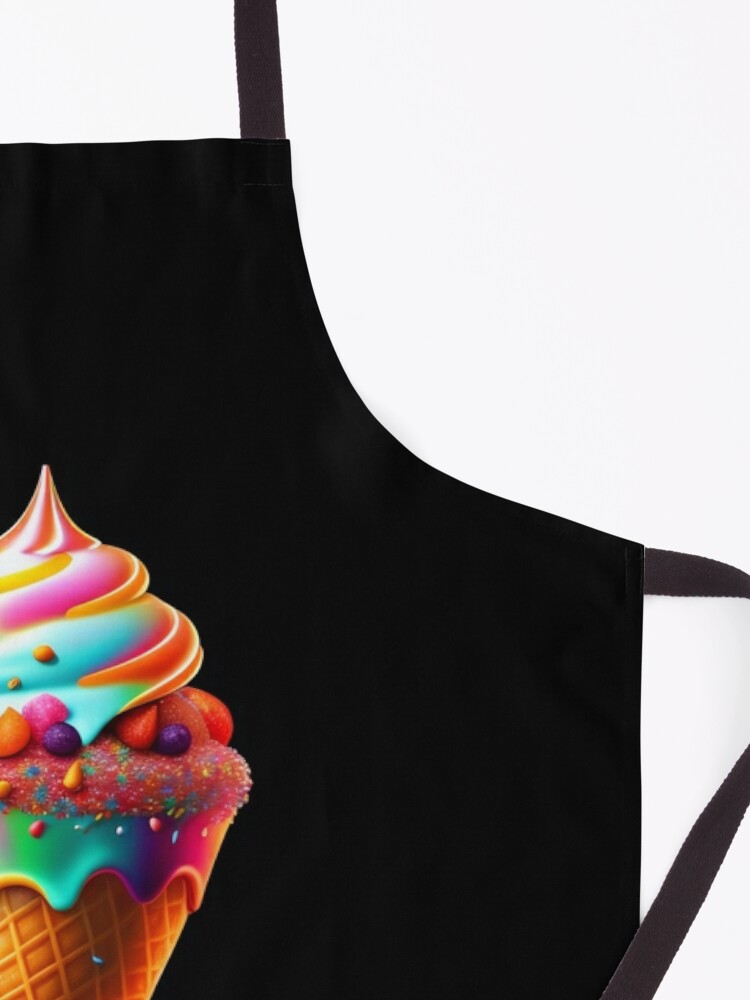 Discover Fun Rainbow Ice Cream Apron