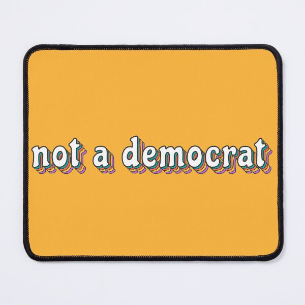 Item preview, Not a Democrat - Anti Woke - Funny Republican / Conservative Stickers designed and sold by WeAreRightStore.