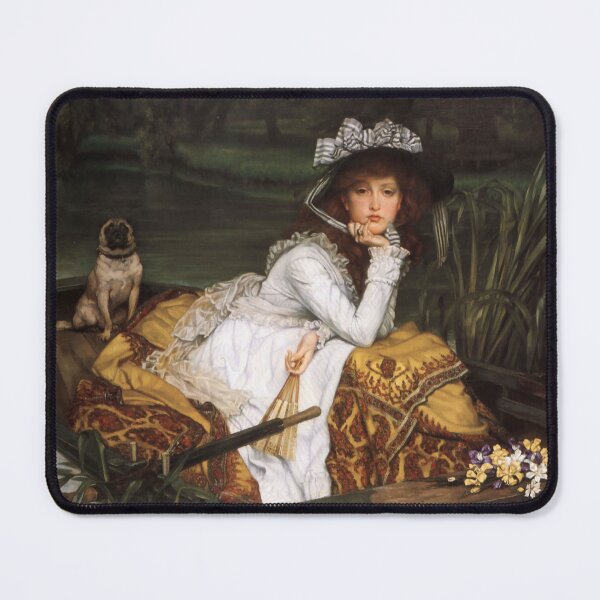 Item preview, Lady in Boat designed and sold by LadybellVintage.