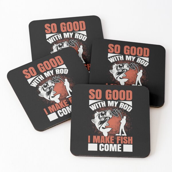 Item preview, FISHING QUOTE | SO GOOD WITH MY ROD I AMKE FISH COME | FISHING QUOTE SAYING | FISHING LOVER designed and sold by YourMinimalist-.