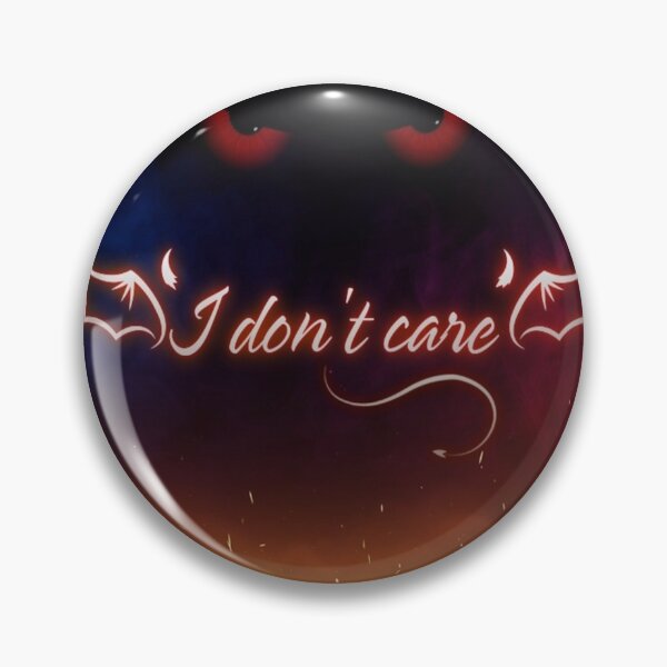 Item preview, I don´t care - demon style designed and sold by ImgByLili.