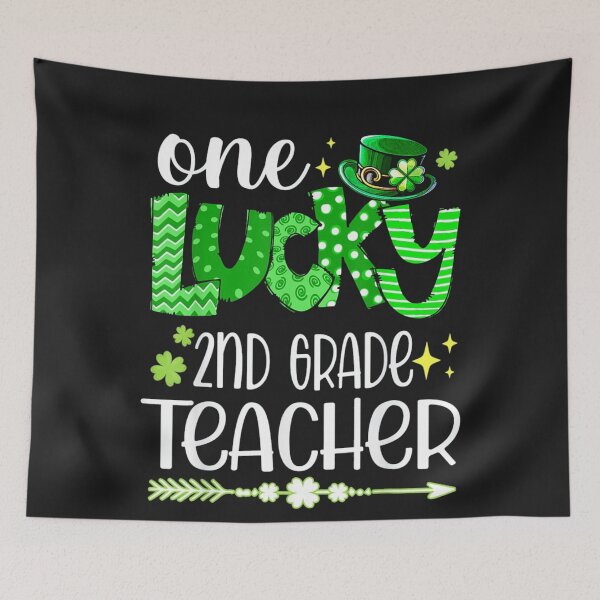 Item preview, One Lucky 2nd Grade Teacher St Patricks Day designed and sold by Irundell2020.