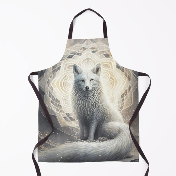 Item preview, Fox Spirit Animal with Mandala Background designed and sold by ThatsTheStyle.