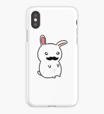 Hipster rabbit iPhone Case
