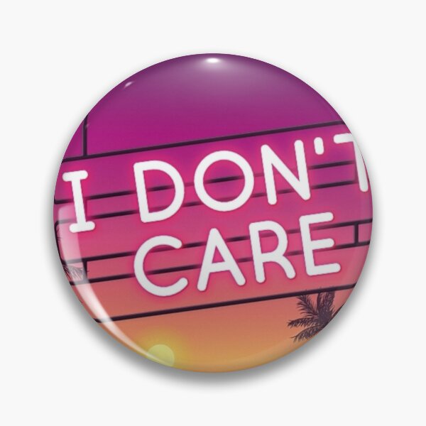 Item preview, I don´t care - Neon style on palm beach designed and sold by ImgByLili.
