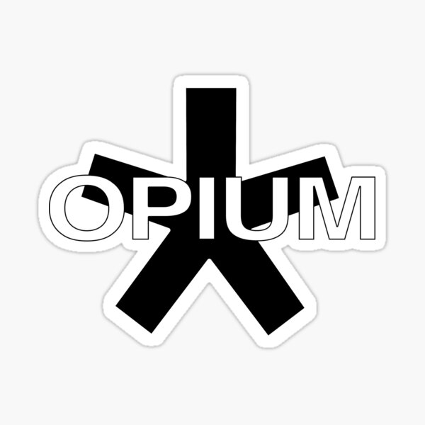 Asterisk Opium logo  Sticker