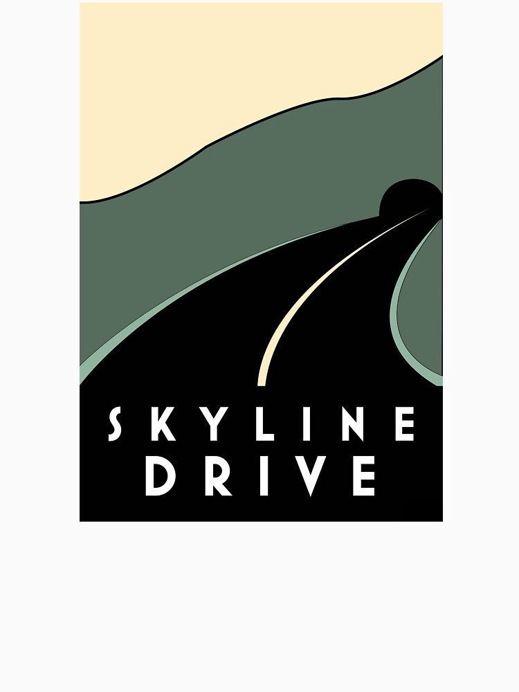 "Skyline Drive" Essential TShirt for Sale by Jeff Hansen Design RVA