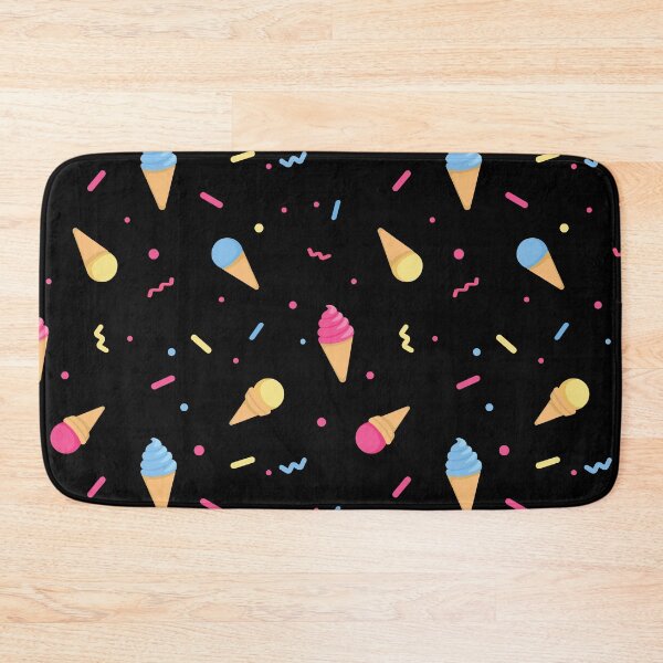 Item preview, Ice-Cream Pattern (Black) designed and sold by KatsuChicken.