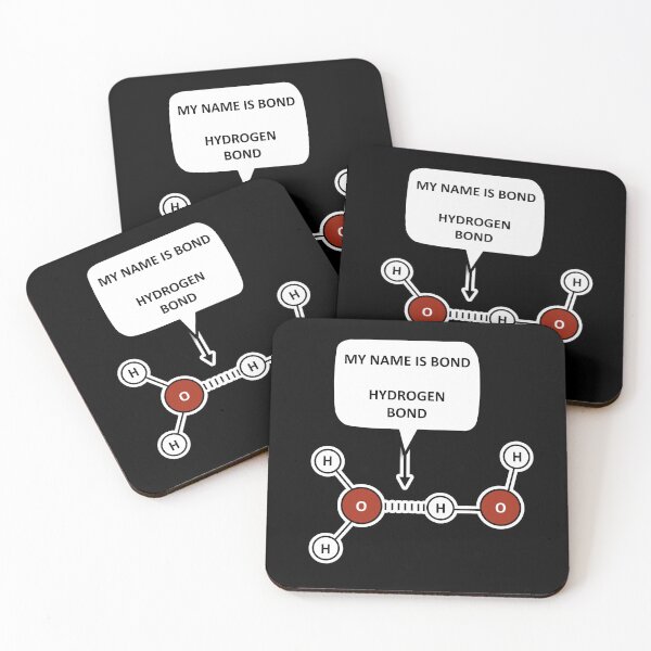Item preview, MY NAME IS BOND... HYDROGEN BOND designed and sold by GeekZoneQc.