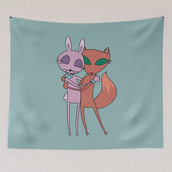Item preview, Bunny and Kitty Hugging designed and sold by DewayneKuhna.