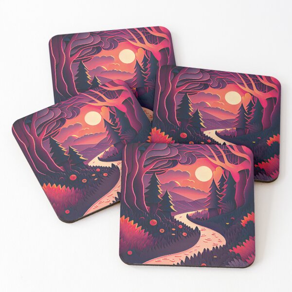 Item preview, Path through the Woods at Sunset designed and sold by PearBird.