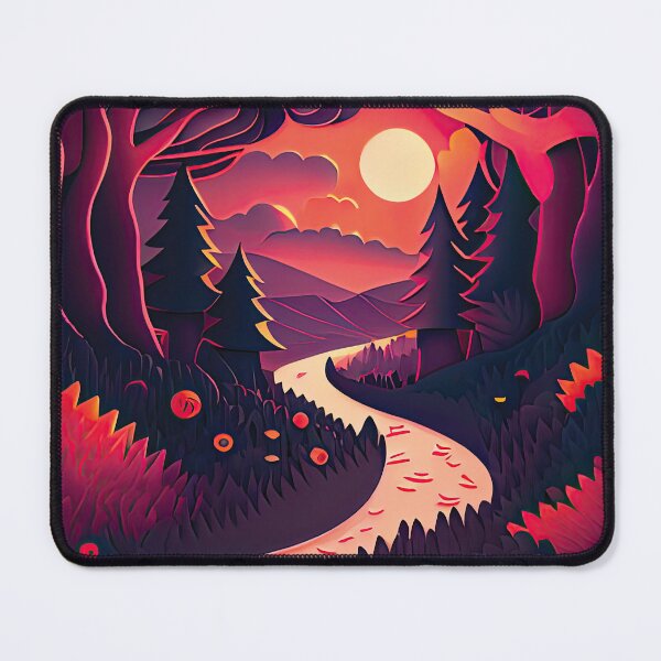 Item preview, Path through the Woods at Sunset designed and sold by PearBird.