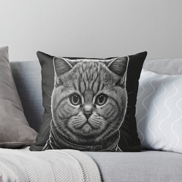 Item preview, The Leather Charm British Shorthair Cat - Famous Posters From The 80s designed and sold by Star_.