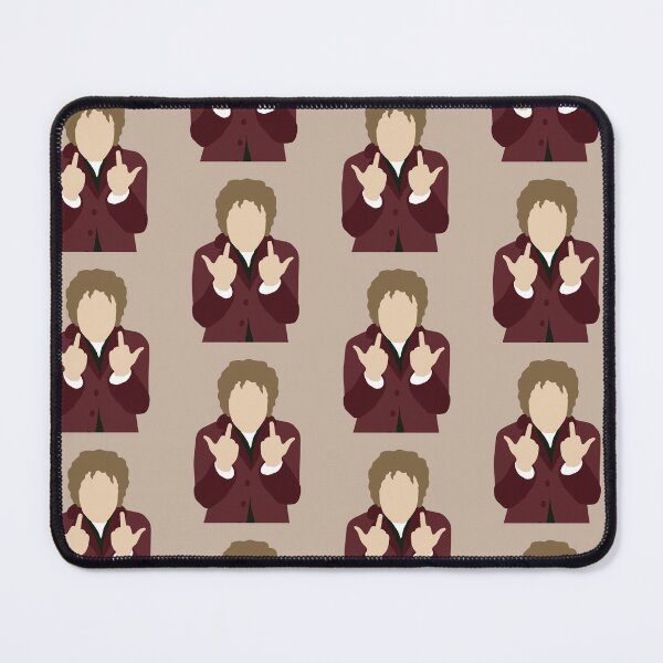 Item preview, Bilbo Baggins Martin Freeman Flipping Off Bird minimalist silhouette   designed and sold by DewayneKuhna.