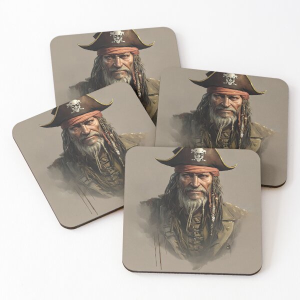 Item preview, Angry Pirate Painting designed and sold by The AI Art Gallery.
