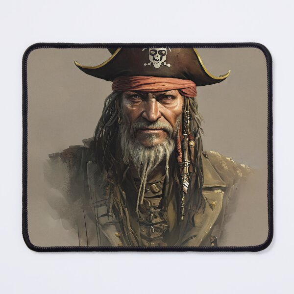 Item preview, Angry Pirate Painting designed and sold by The AI Art Gallery.