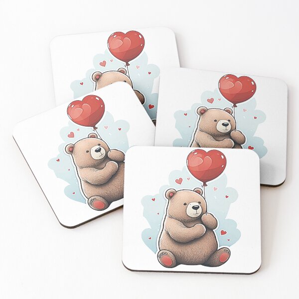Item preview, Cute Bear sharing some love. designed and sold by MrLacarte.