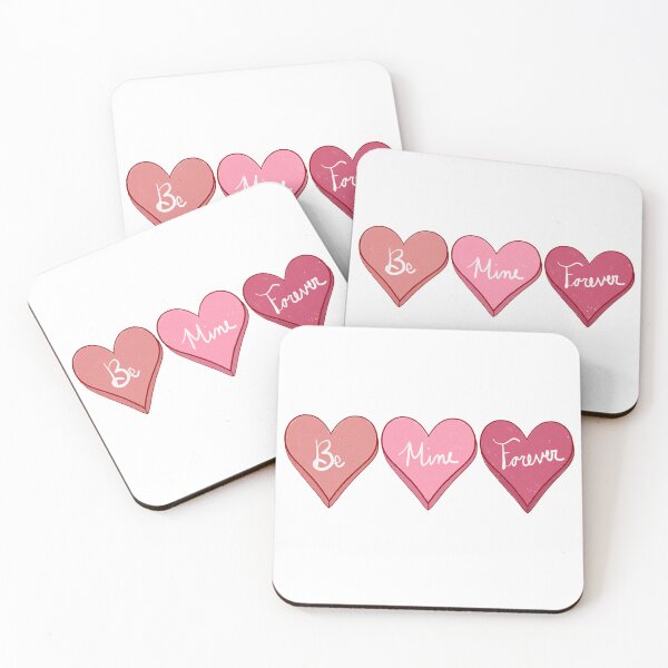 Item preview, Be Mine Forever - Pink Valentine Hearts with Mini Hearts designed and sold by SMillustrations.