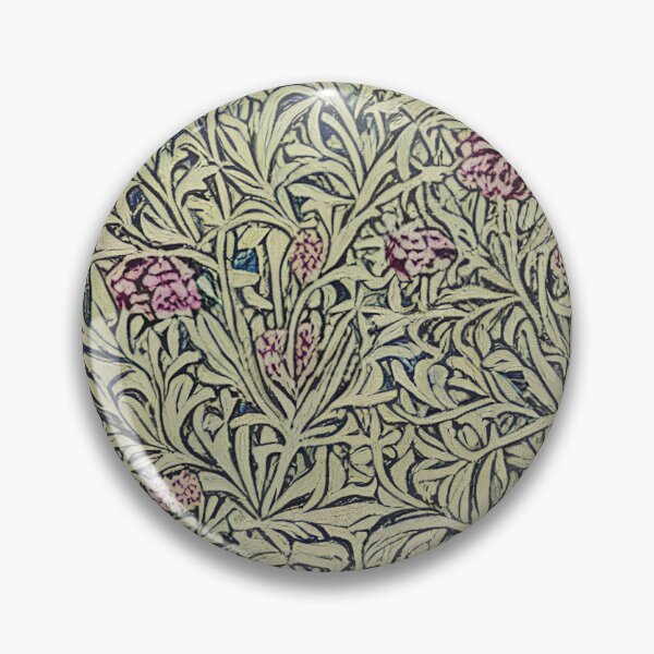 Item preview, The Perfect Blend of Tradition and Modernity: A Morris-Inspired Painting Larkspur pattern  [AI generated, AI art ,schoolbag aesthetic ] designed and sold by 3ac-Arts.