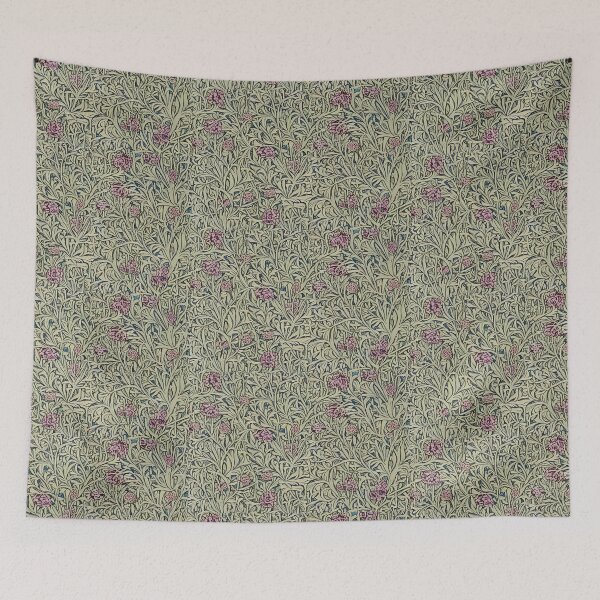 Item preview, The Perfect Blend of Tradition and Modernity: A Morris-Inspired Painting Larkspur pattern  [AI generated, AI art ,schoolbag aesthetic ] designed and sold by 3ac-Arts.