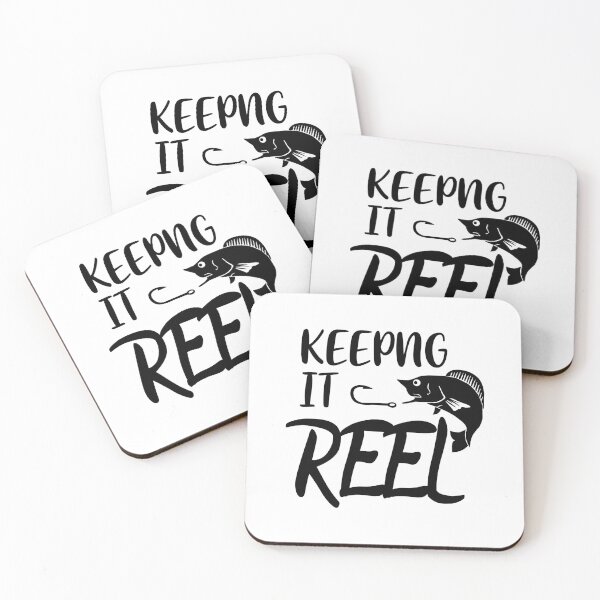 Item preview, FISHING QUOTE | KEEPING IT REEL | FISHING QUOTE SAYING | FISHING LOVER designed and sold by YourMinimalist-.