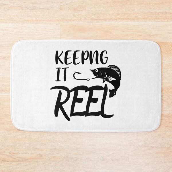 Item preview, FISHING QUOTE | KEEPING IT REEL | FISHING QUOTE SAYING | FISHING LOVER designed and sold by YourMinimalist-.