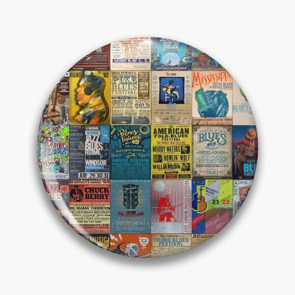 Item preview, Blues Festivals designed and sold by Montage-Madness.