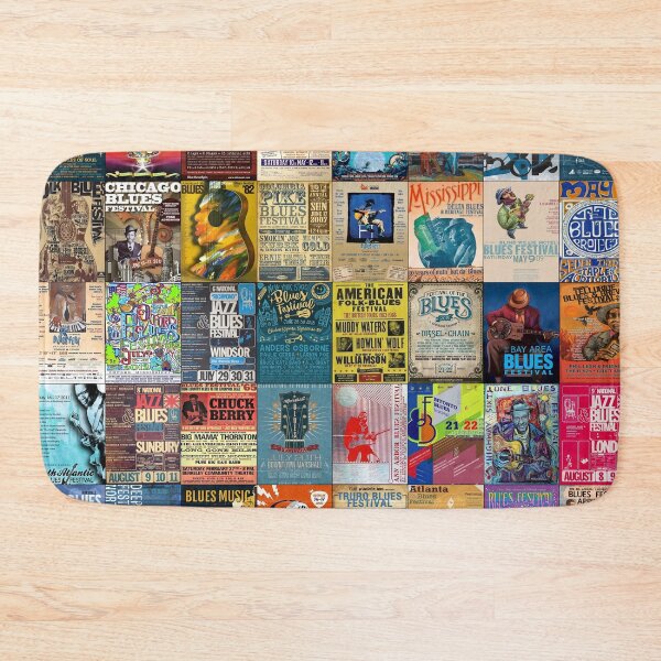 Item preview, Blues Festivals designed and sold by Montage-Madness.