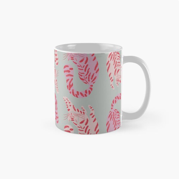 Item preview, Cute Jungle Tigers Pattern In Muted Colors Gray Teal designed and sold by scorpiolane.