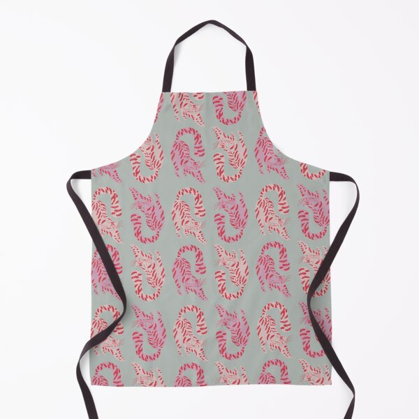 Item preview, Cute Jungle Tigers Pattern In Muted Colors Gray Teal designed and sold by scorpiolane.