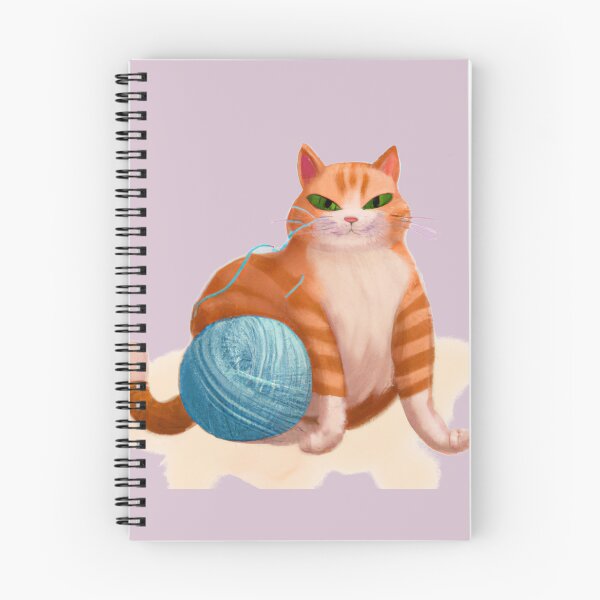 Item preview, Funny And Cute Cat With A Ball Of Wool designed and sold by Color-Me-Blue.